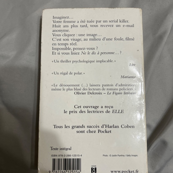 Roman harlan coben thriller pocket - Picture 2 of 2